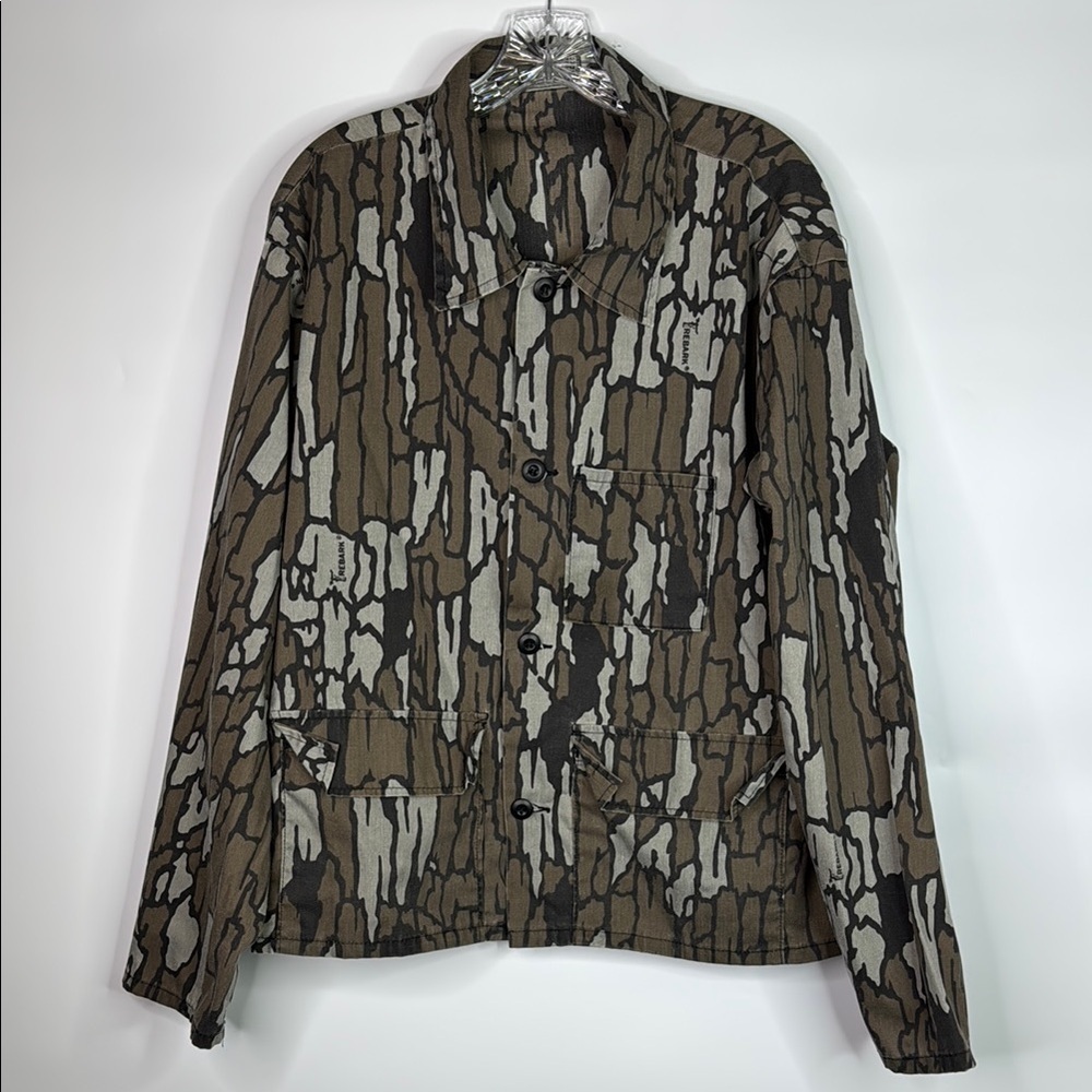 Vintage Trebark Button Lightweight Jacket Size XL